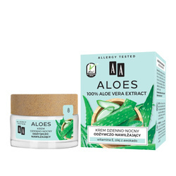 Aloes 100% Aloe Vera Extract krem dzienno-nocny odżywczo-nawilżający 50 ml