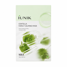 iUNIK Centella Family Calming Mask Maseczki w płachcie 10 szt
