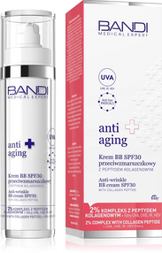 BANDI MEDICAL EXPERT ANTI-AGING Krem BB SPF30 przeciwzmarszkowy z peptydem kolagenowym