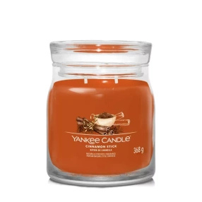 Yankee Candle Signature – Świeca średnia Cinnamon Stick, 368 g