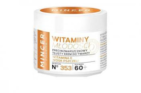 Witaminy Młodości 60+ krem tłusty przeciwzmarszczkowy do twarzy 353 50 ml