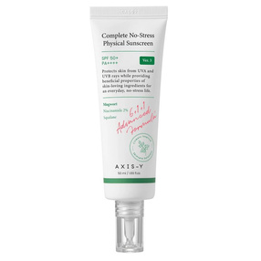 AXIS-Y Complete No-Stress Physical Sunscreen SPF50+, krem do twarzy z filtrem, 50ml