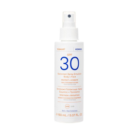 Korres Yoghurt Spray do ciała i twarzy SPF30, 150 ml
