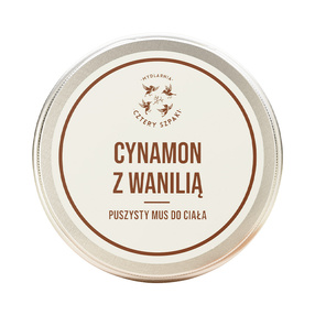 4 Szpaki Mus do ciała Cynamon i Wanilia, 150 ml