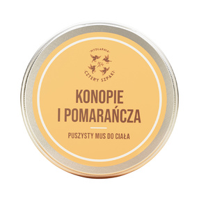 4 Szpaki Mus do ciała Konopie i Pomarańcza, 150 ml